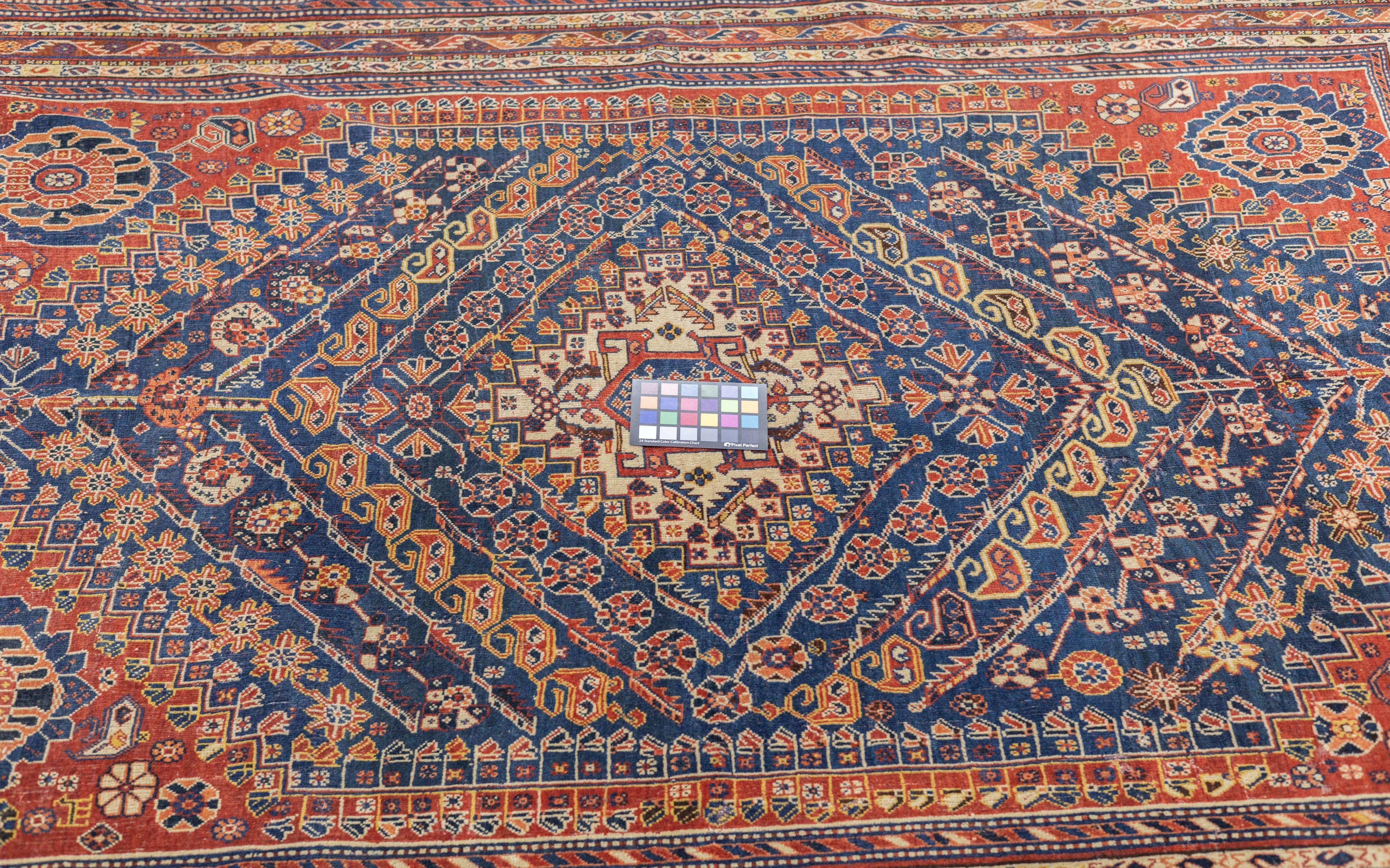 Antique Qashqai Rug 5'4'' x 7'10'' For Sale 5