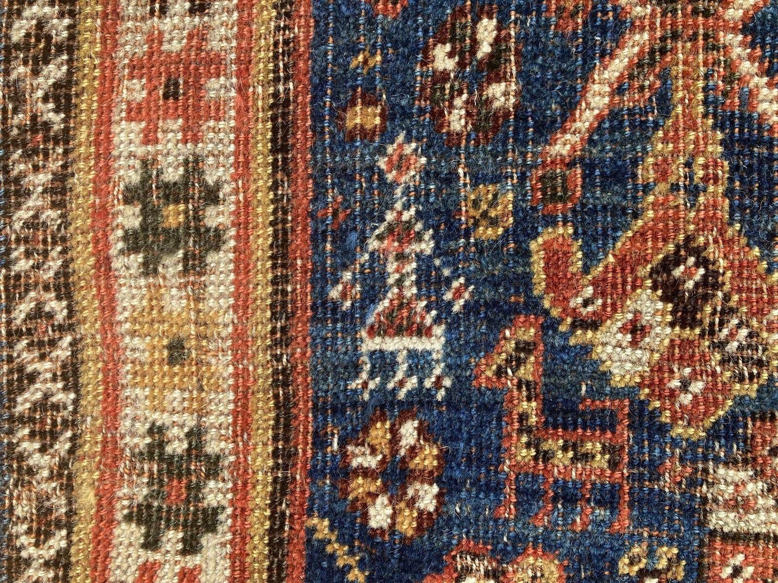 Antiker Qashqai-Teppich im Angebot 8