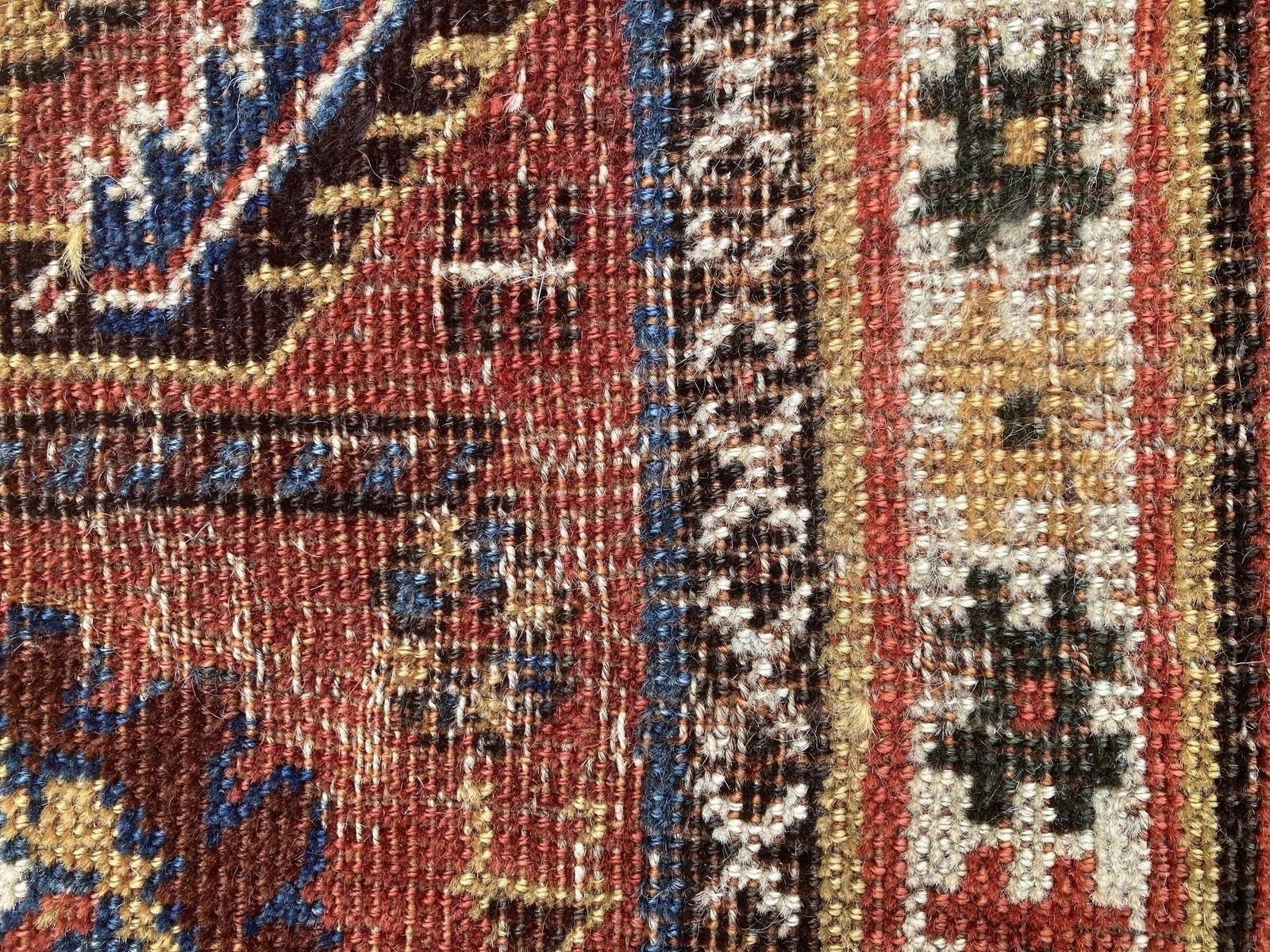 Antiker Qashqai-Teppich im Angebot 15