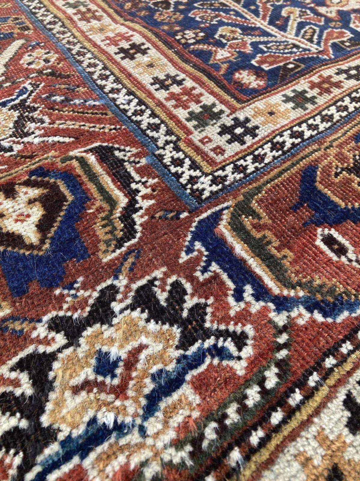 Antiker Qashqai-Teppich im Angebot 4