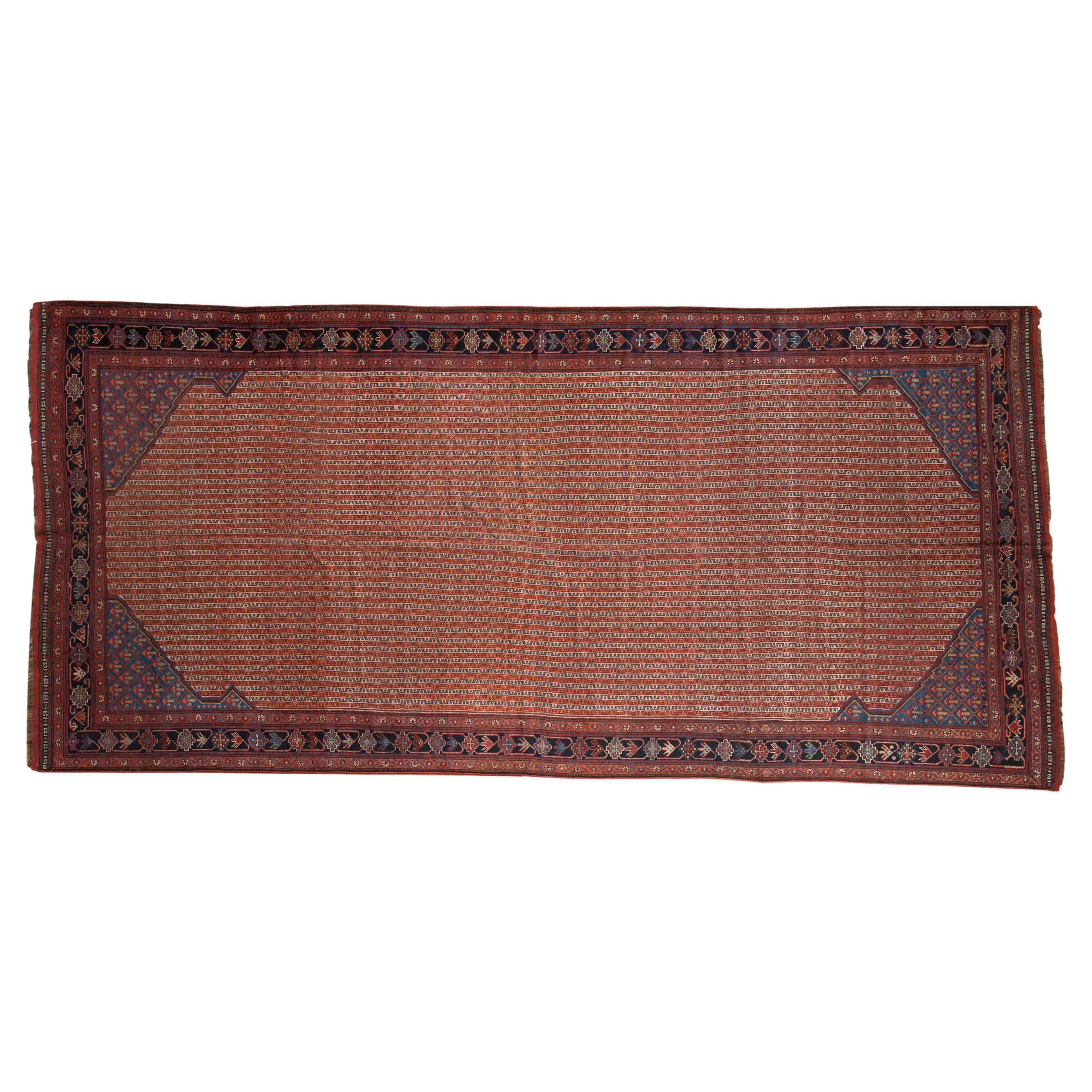 Antique Qashqai Rug Runner