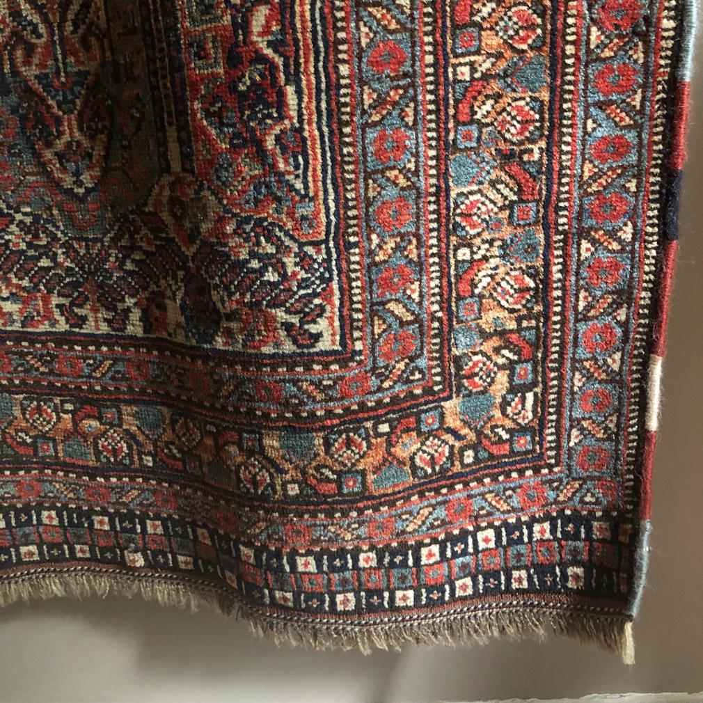 Woven Antique Qashqai Rug, Shiraz, Southern Persia For Sale