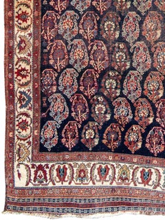 Antique Qashqai Rug, Southwest Persia, Late 19th Century, 3'10" × 6'8"