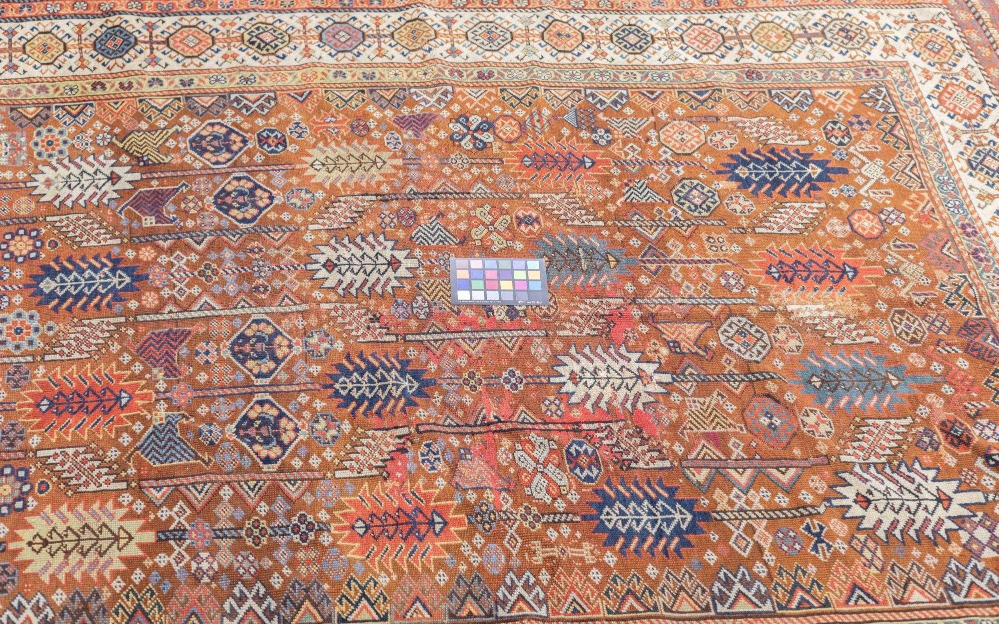 Tapis Antiquities Qashqai Shekarlou 5'8'' x 7'7'' en vente 6