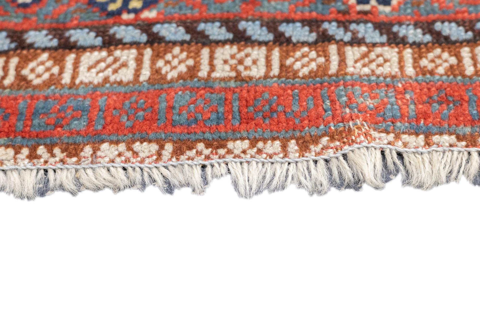 XIXe siècle Tapis Antiquities Qashqai Shekarlou 5'8'' x 7'7'' en vente