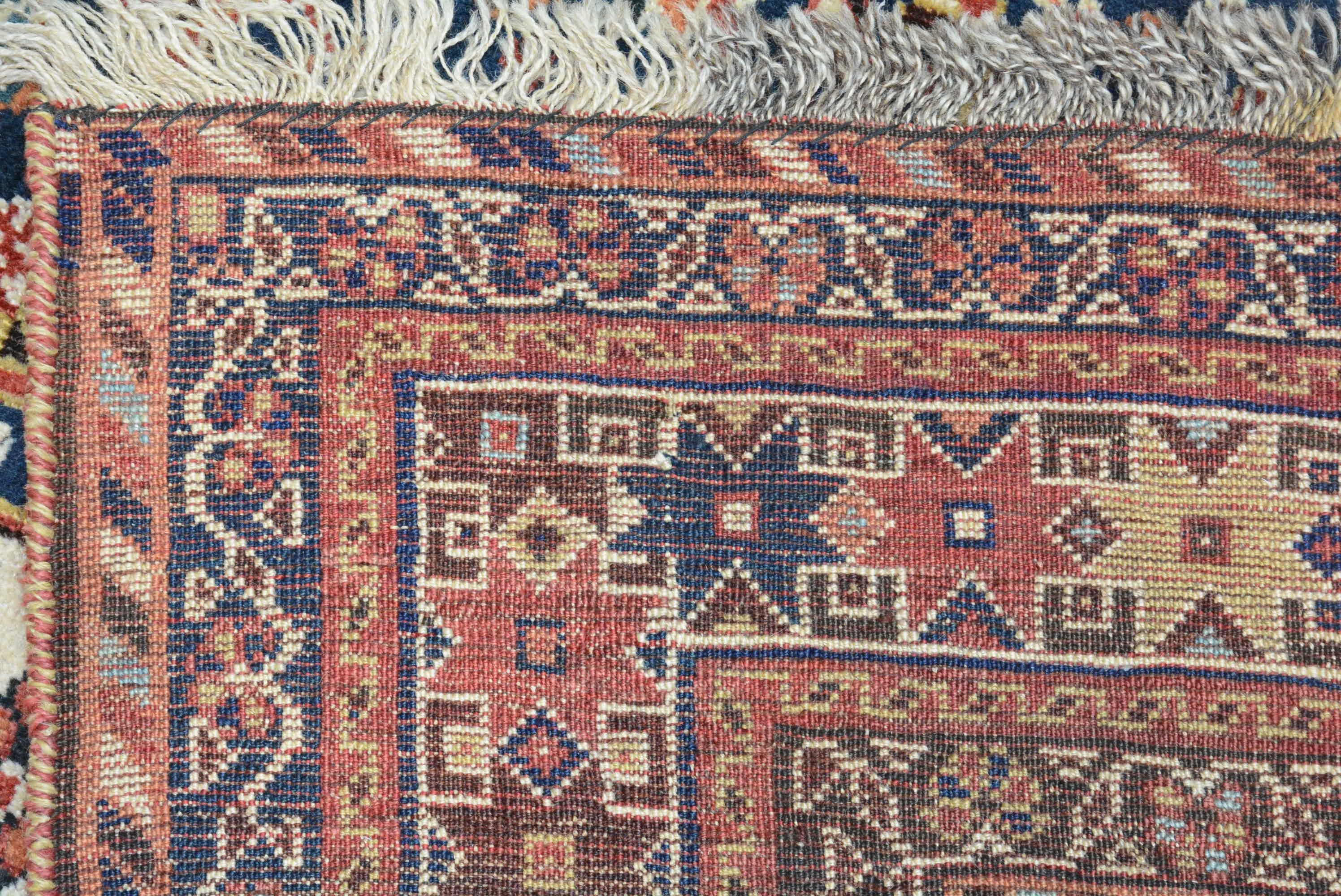 Antique Qashqai Shiraz Carpet For Sale 4
