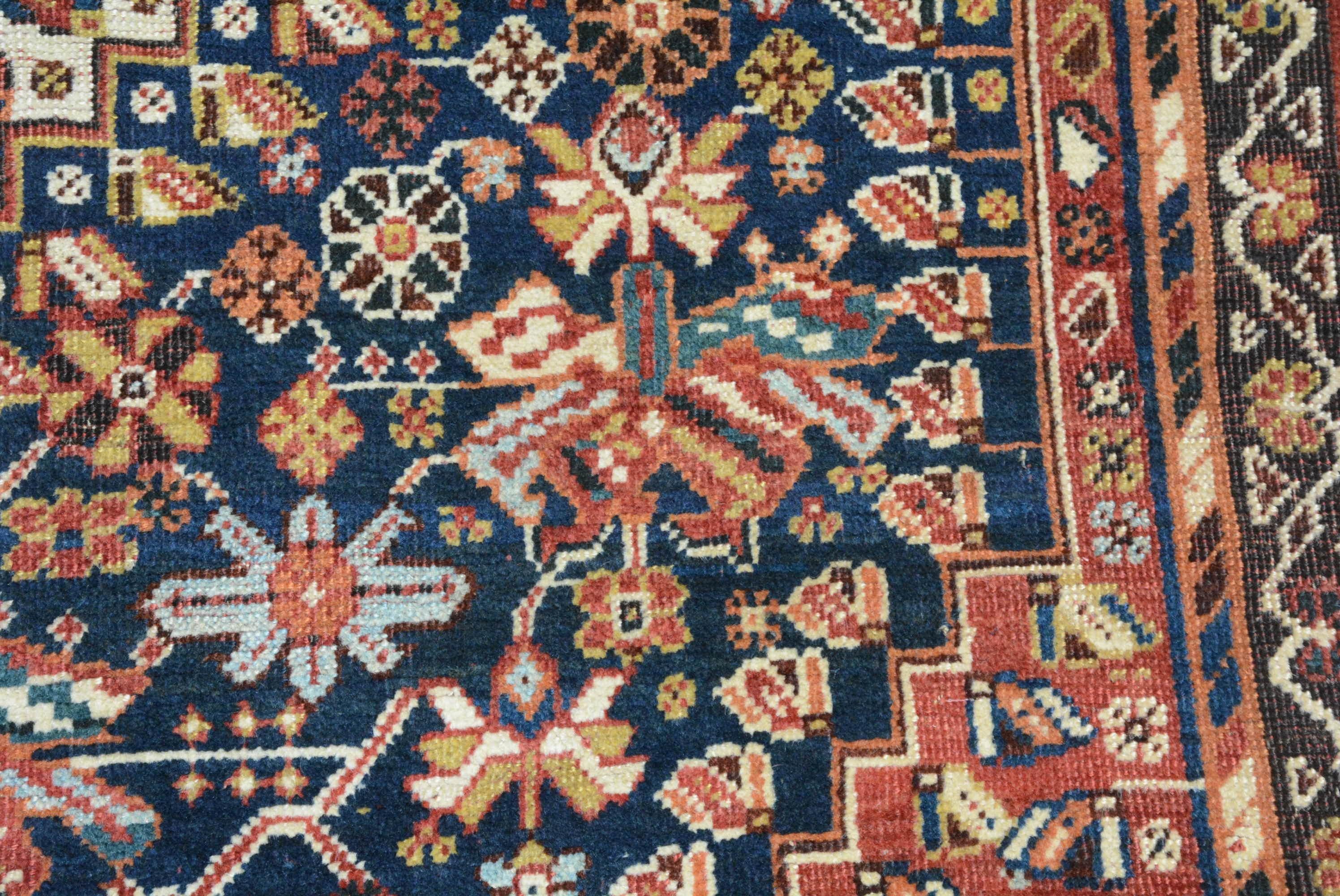 Antique Qashqai Shiraz Carpet For Sale 1