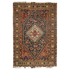 Antique Qashqai Shiraz Carpet