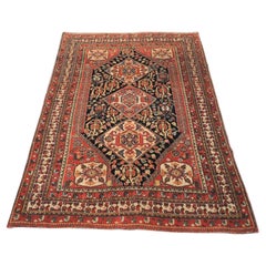 Antiker Qashqai-S Stammeskunst-Teppich