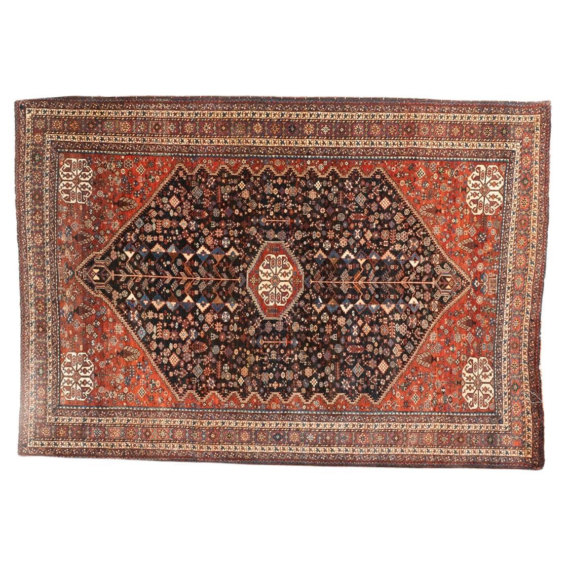 Antique Qasqai Carpet For Sale