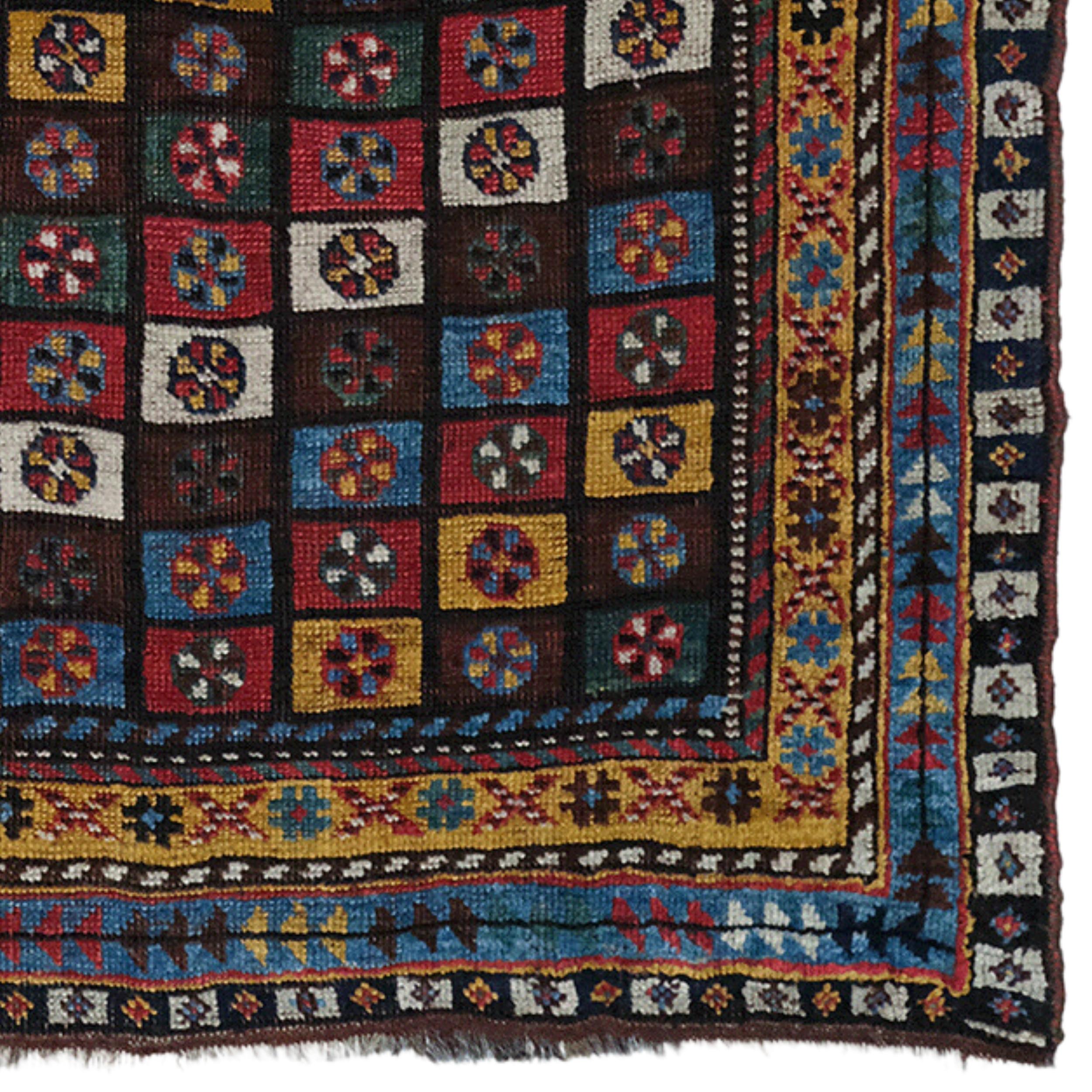 XIXe siècle Tapis Qhasqai ancien - Fin du 19ème siècle Tapis Qhasqai persan en vente