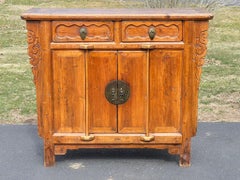 Antique Qing Dynasty Butterfly Cabinet c. 1800s