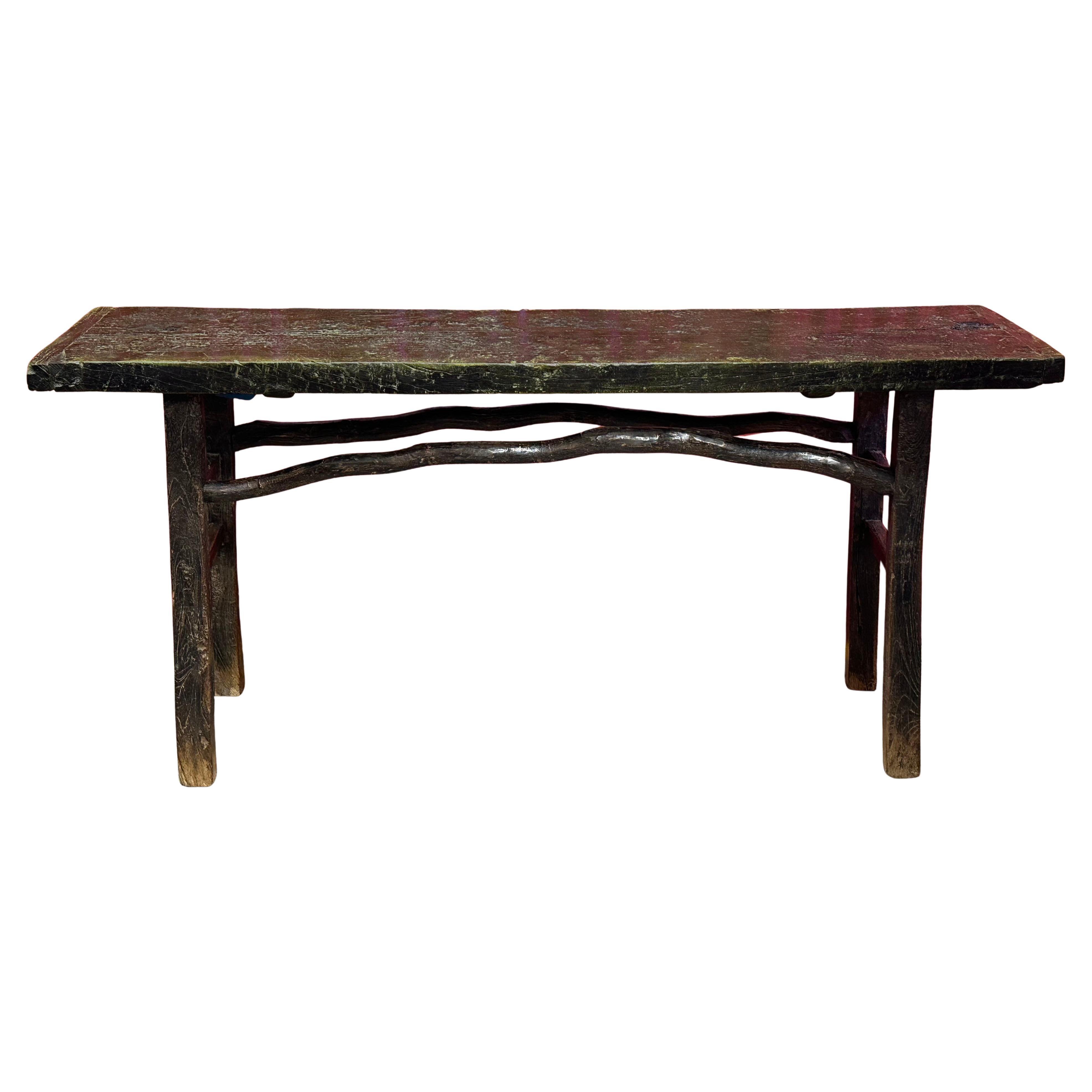 Antike chinesische Konsole aus der Qing-Dynastie