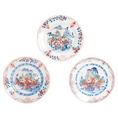 Antique Qing Dynasty Chinese Porcelain Dishes Amsterdams Bont #3, 1720