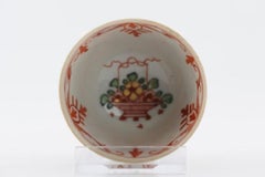 Antique Qing Dynasty Chinese Porcelain Teabowl Amsterdams Bont, 1720