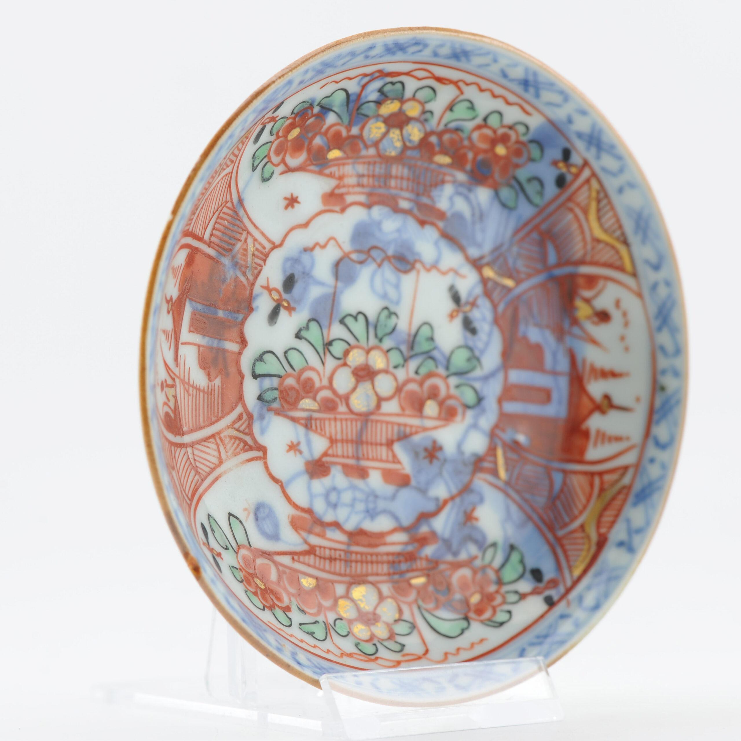 XVIIIe siècle et antérieur Ancienne feuille de tabac en porcelaine chinoise de la dynastie Qing Amsterdams Bont, 1750 en vente