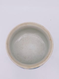 Antique Qing Dynasty Blue and White Chinese Porcelain Censer