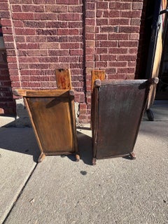 Antique Qing Style Chinese Barber Stool - Pair