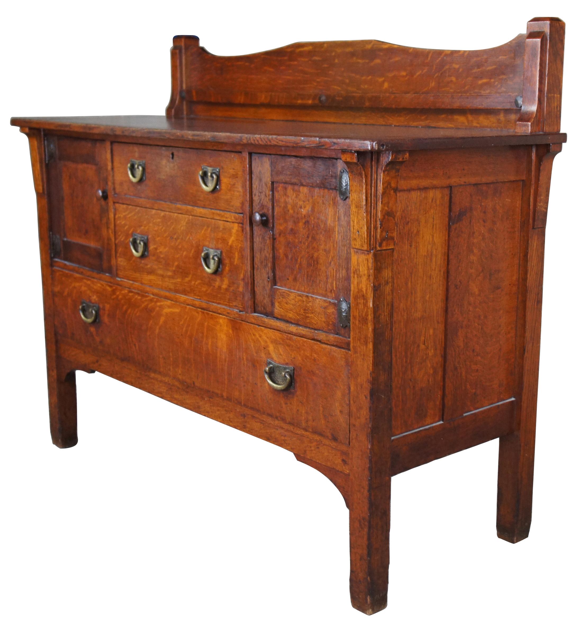 stickley mission sideboard