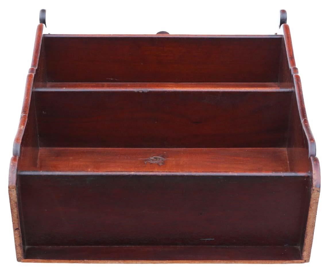 Antique quality 19th Century mahogany bookcase shelves floor or wall For Sale 2