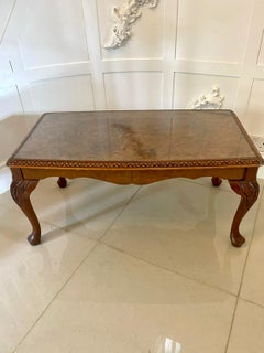 Antique Quality Burr Walnut Coffee Table