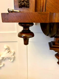 Reloj de Pared Regulador de Viena Tallado en Nogal de Calidad Antigua
