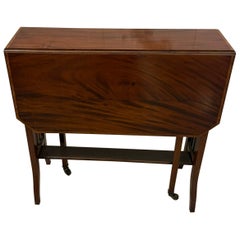 Antique Quality Edwardian Inlaid Mahogany Sutherland Table