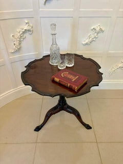 Antique Quality George III Mahogany Tripod Centre Table
