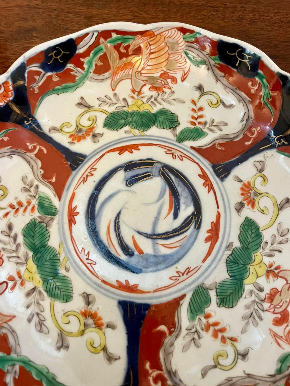 Japanischer Imari-Teller in antiker Qualität  im Zustand „Gut“ im Angebot in Suffolk, GB
