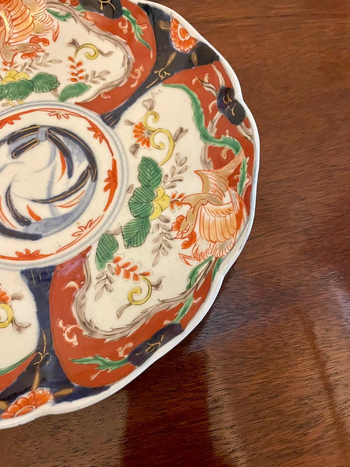 20th Century Antique Quality Japanese Imari Plate  For Sale