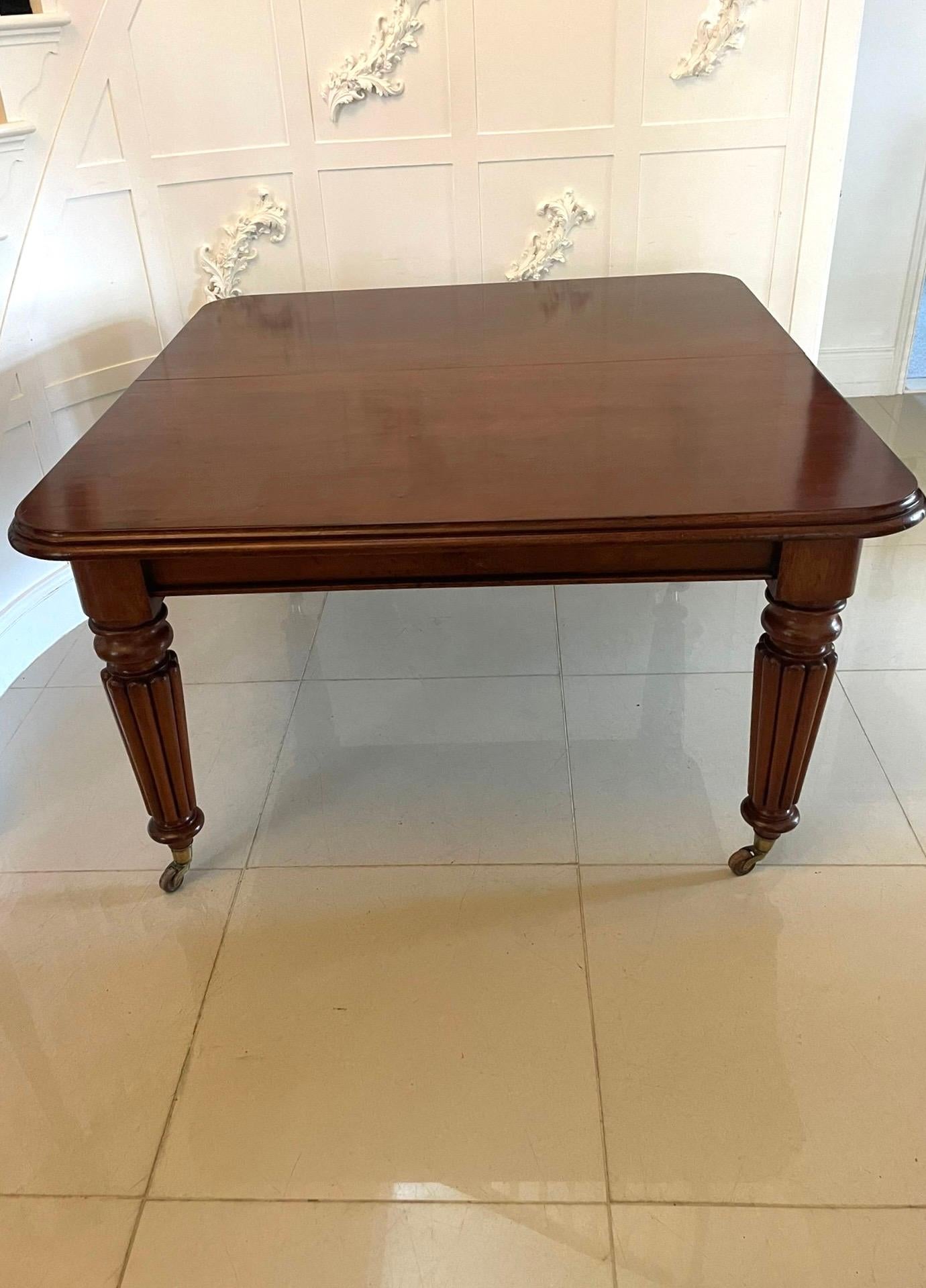 Antique Quality Mahogany 14 Seater Extending Dining Table 74.5 x 130 x 302cm 1