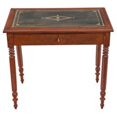 Used Quality Mahogany Desk Writing Side Occasional Table C1900