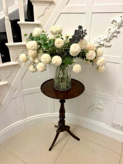 Antique Quality Mahogany Tripod Side / Lamp Table