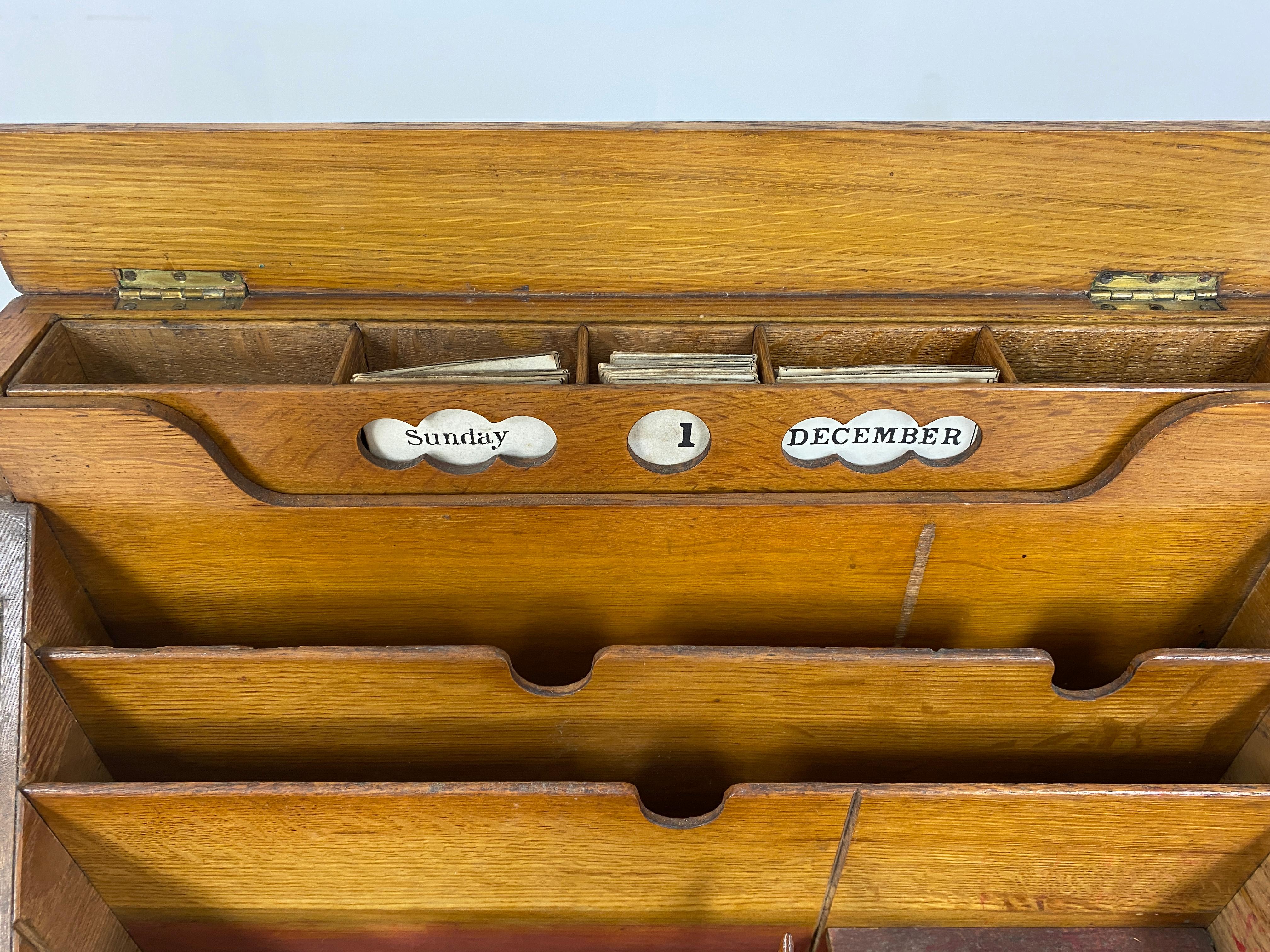 19th Century Antique Quality Oak Stationary Box, Campaign Box, Scotland 1880 For Sale
