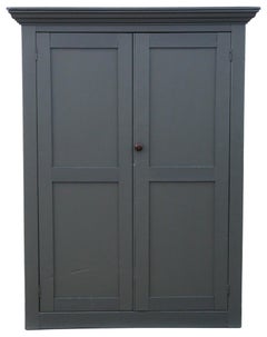 Antique Quality Painted Housekeeper's Larder Cupboard – 19th Century Furniture