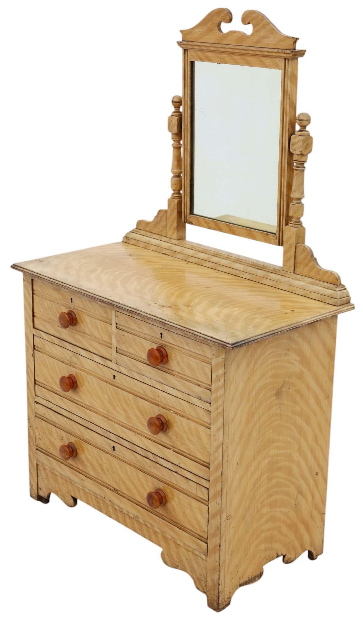 Inizio XX secolo Cassettiera/tavolino di qualità antica con smalto Scumble c.1900 in vendita