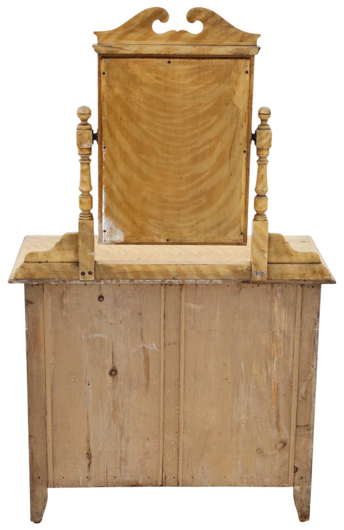 Cassettiera/tavolino di qualità antica con smalto Scumble c.1900 in vendita 2