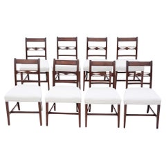 Antique quality set of 8 early 19th Century Mahogany dining chairs