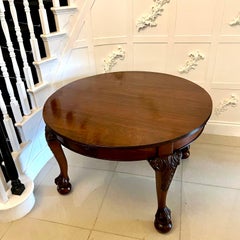 Antique Quality Victorian 10 Seater Figured Mahogany Extending Dining Table