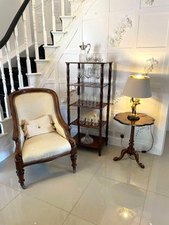 Antique Quality William IV Mahogany Freestanding Five Tier Whatnot