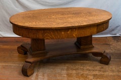 Antique Quarter Sawn American Oak Coffee Table