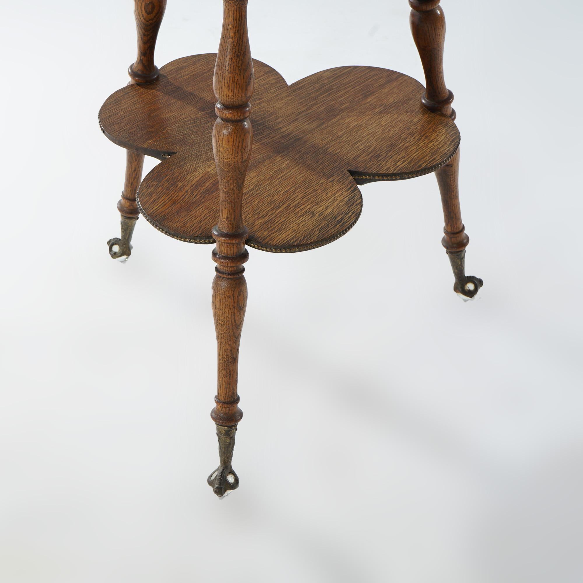 antique clover table