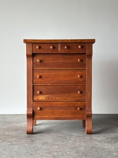 Antique Quartersawn Oak Chest of Drawers
