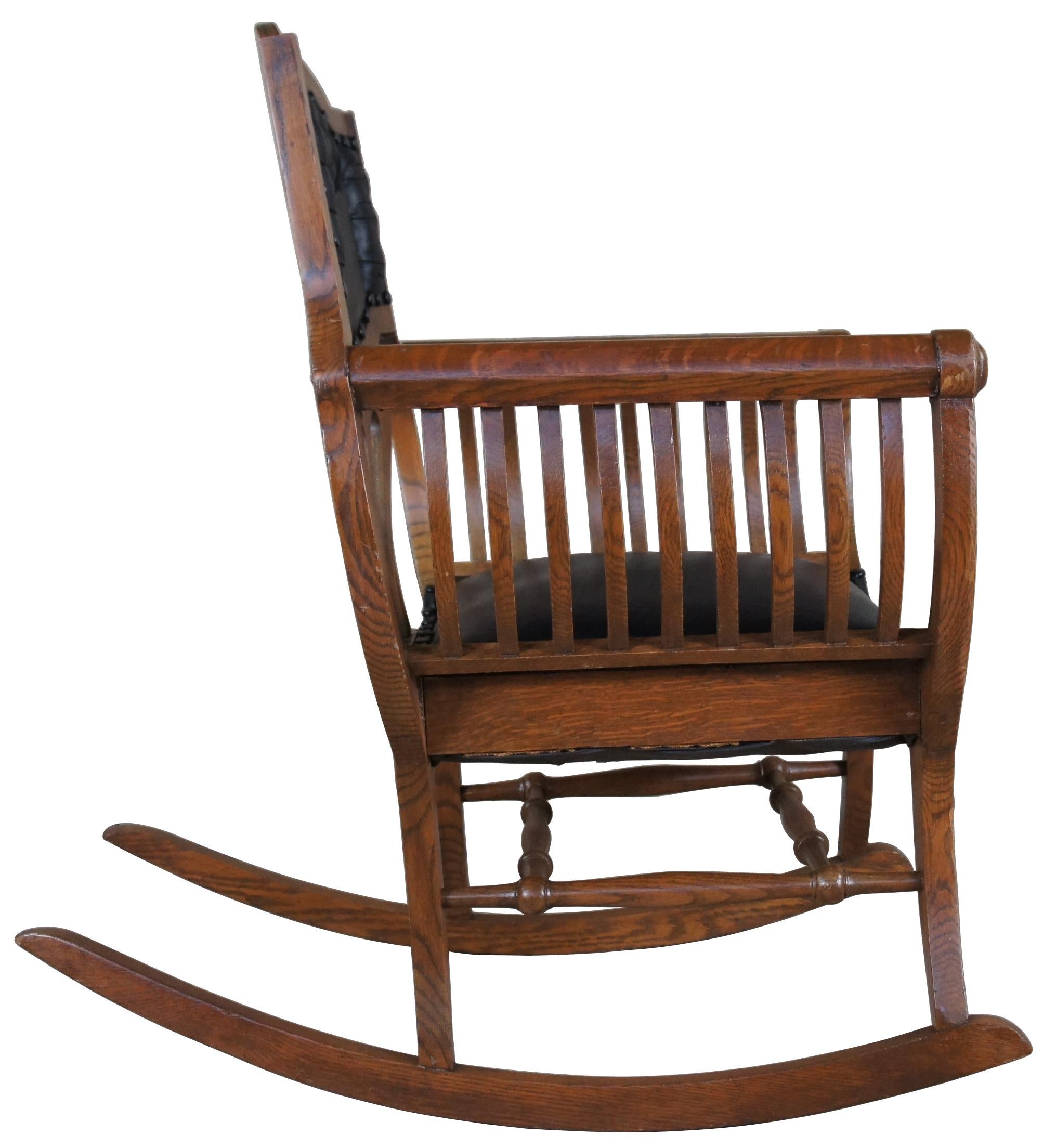 antique saddle chair