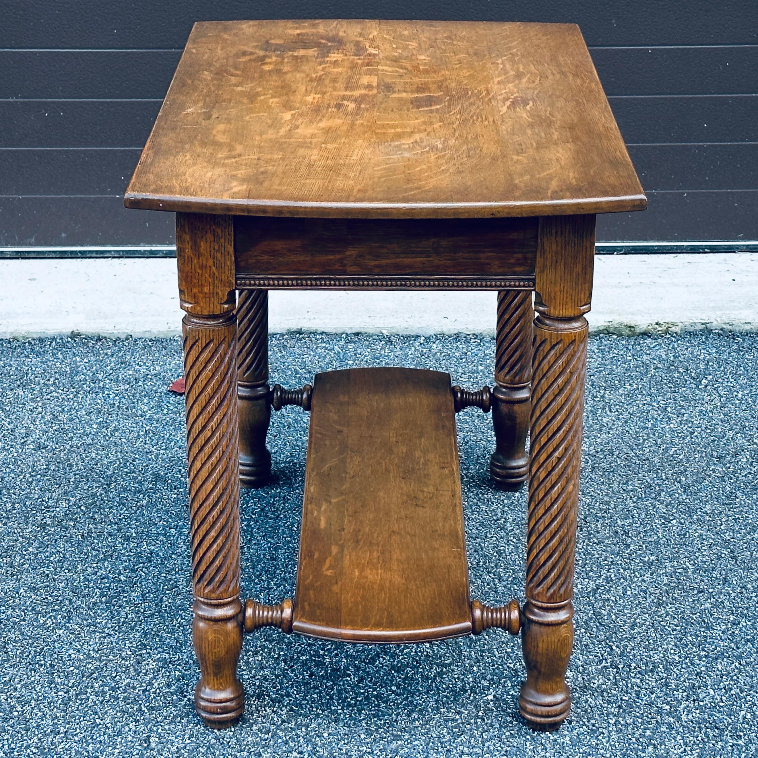 library table with drawers