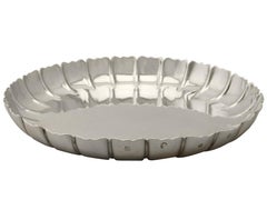 Antike Queen Anne Britannia Standard Silber Erdbeerschale