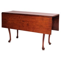 Antique Queen Anne Style Cherrywood Drop