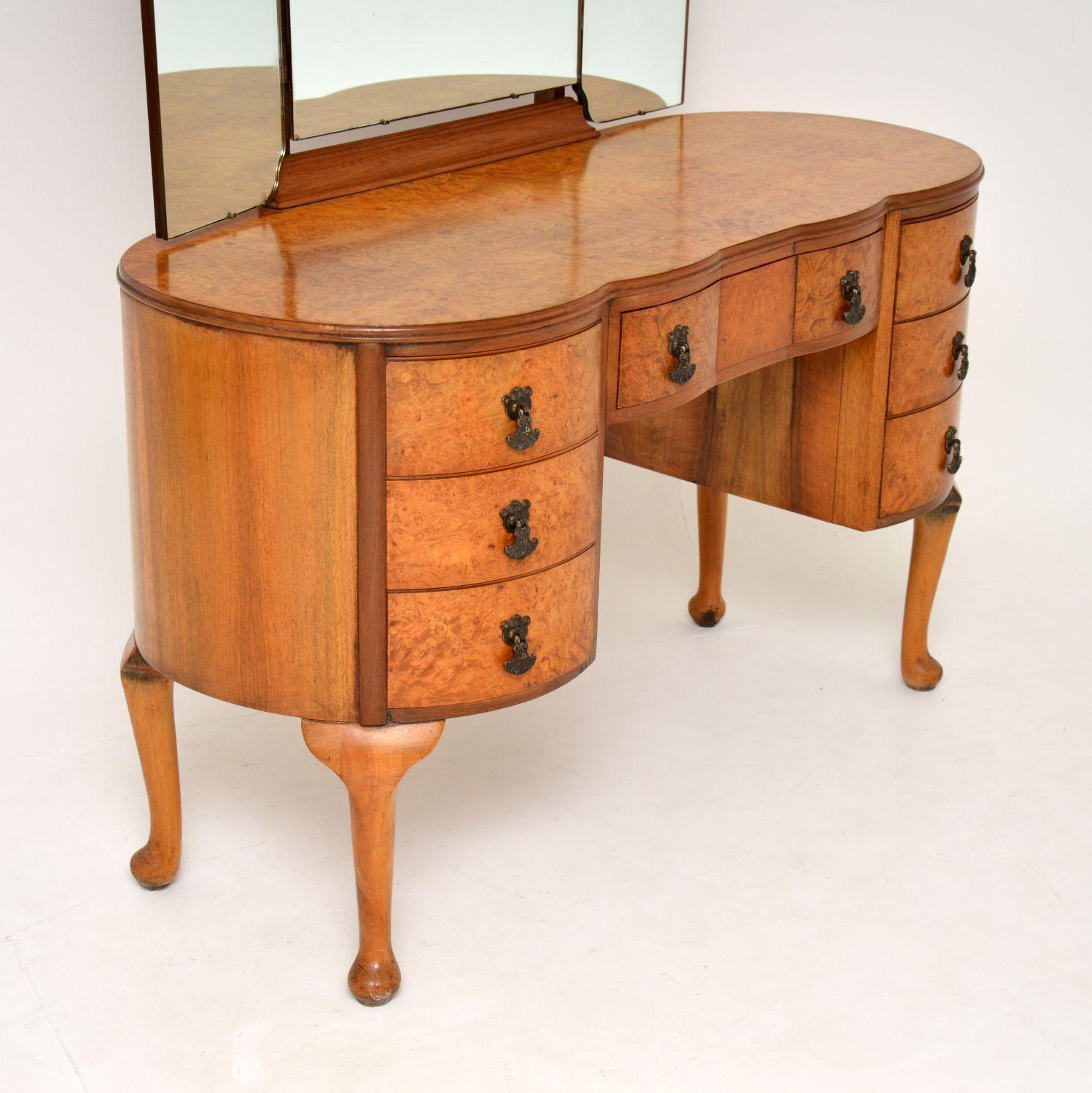 antique walnut dressing table