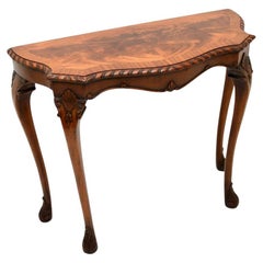 Antico tavolino console in stile Queen Anne