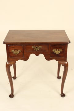 Antique Queen Anne Style Mahogany Lowboy